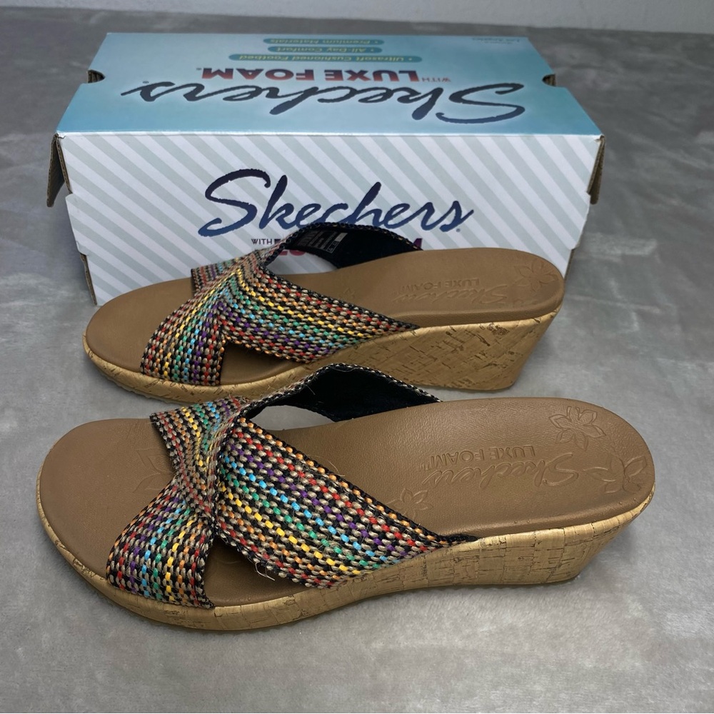 Skechers Beverlee Delighted Wedge Sandal